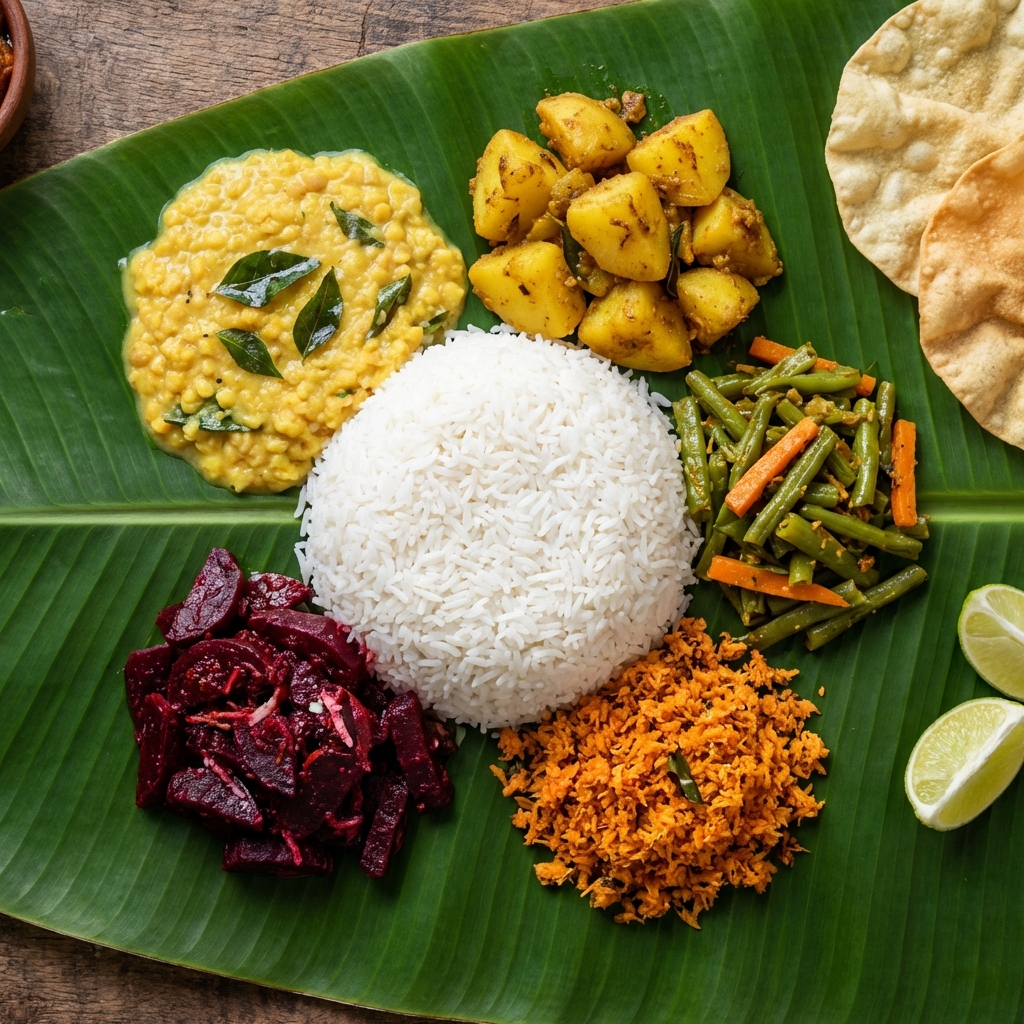 Vegetarian Sri Lankan Meal