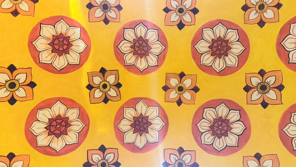 Kandyan Ceiling Pattern